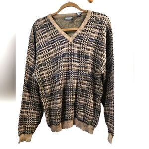 Vintage Jantzen V-neck grandpa sweater